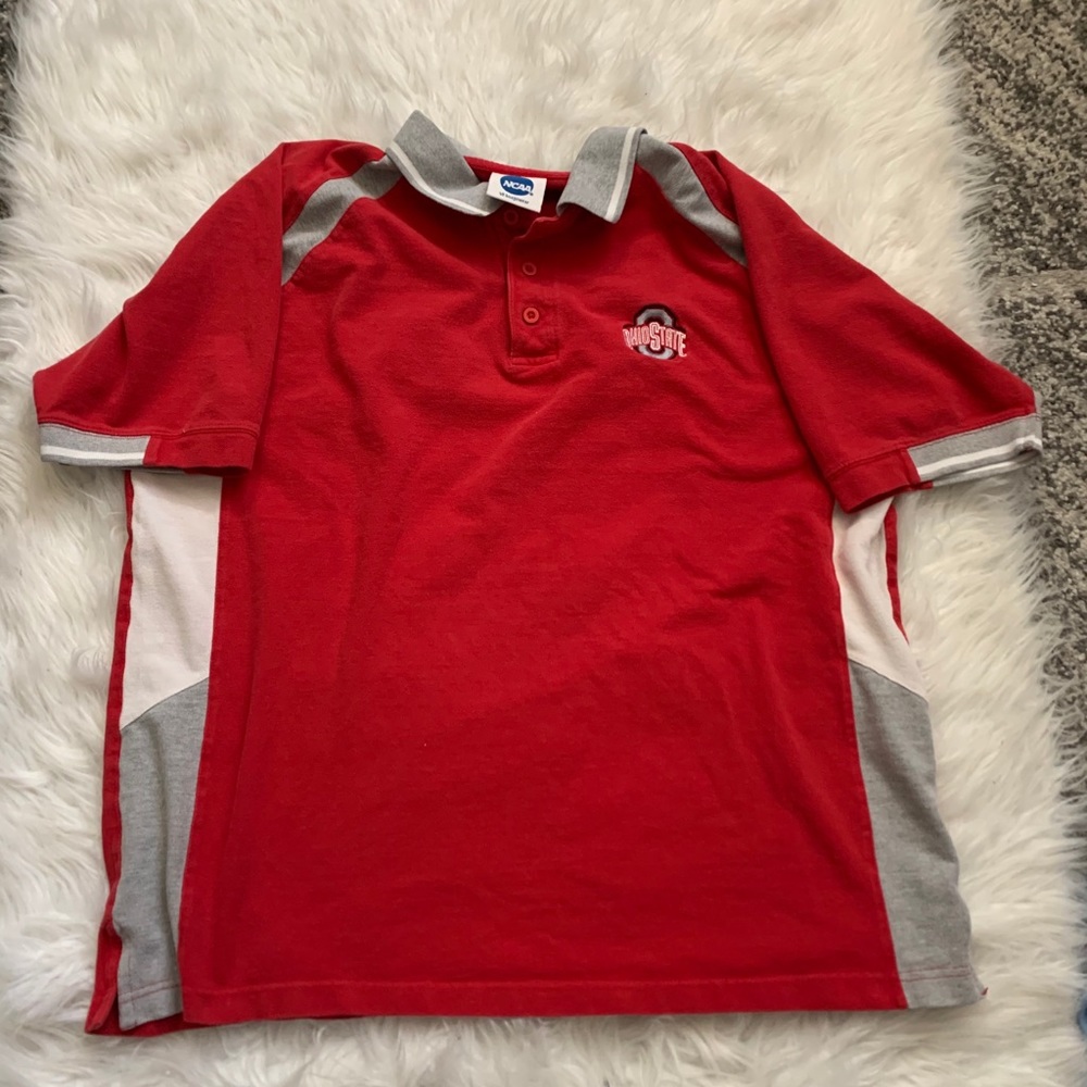 Ohio State Button Up Tee